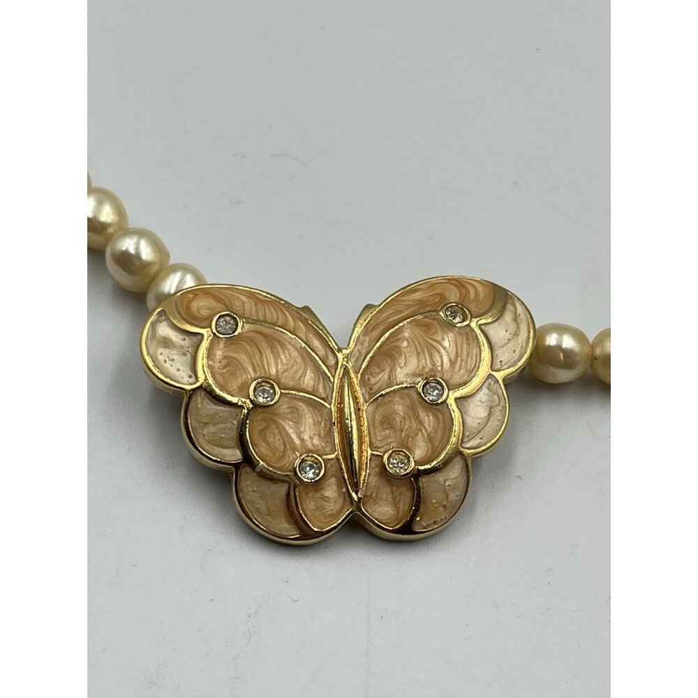 Vintage Kenneth Jay Lane Kjl For Avon Pearl Ename… - image 2